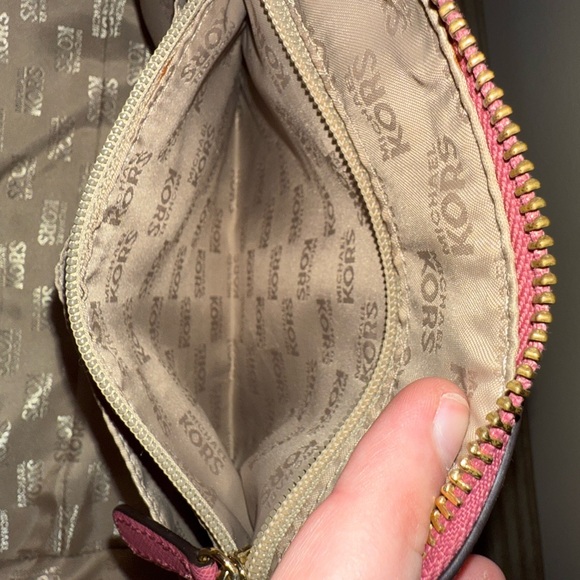 Michael Kors Pink Saffiano Leather Top Handle Bag with Charm - Picture 13 of 13